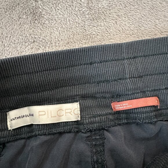 Pilcro Anthropologie Gray 100% Lyocell Pull On Joggers Women's MEDIUM Pants - Picture 4 of 8